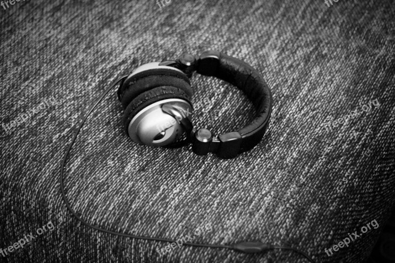 Headphones Music Listen Mp3 Audio