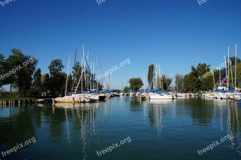 Lake Balaton Port Marina Sailing Boat