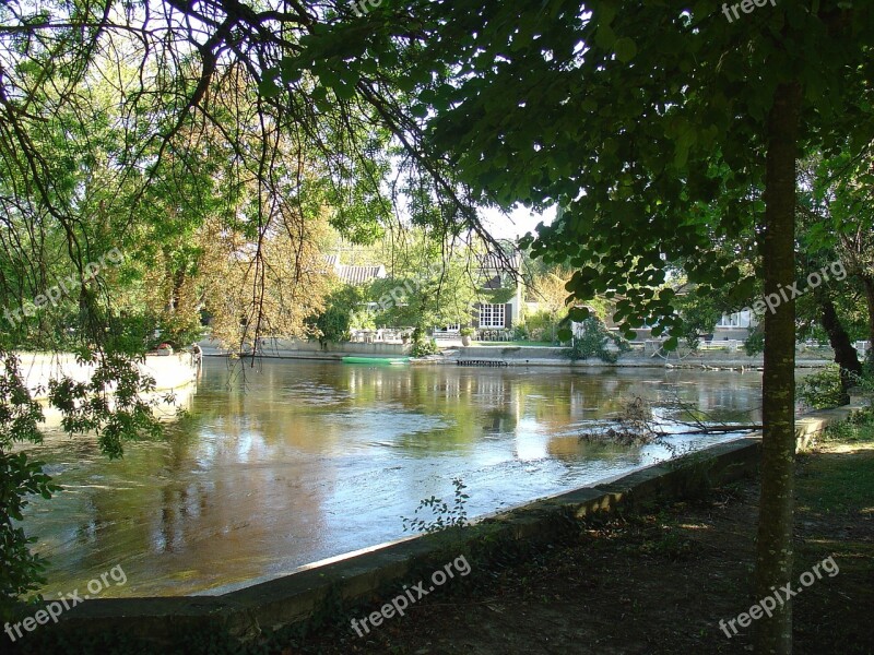 Nature Water River Parking Summer