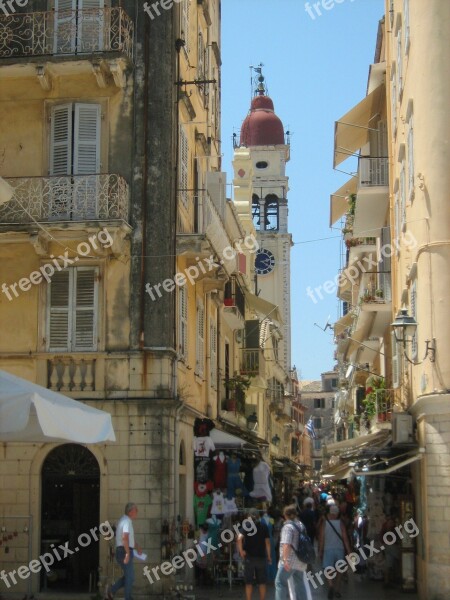 Corfu Saint Spyridon Church Greece Cathedral Of Saint Spyridon Street