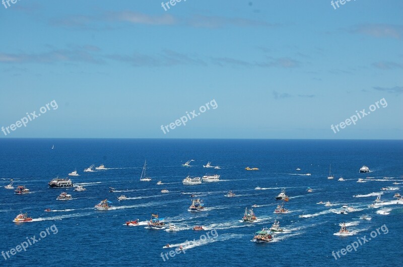 Boats Sea Boat Ocean Blue