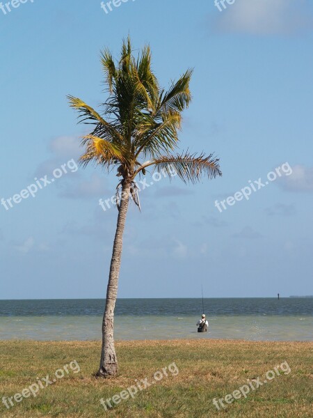 Bait Fishing Everglades National Park Flamingo Camping Ground Paradise Fisherman