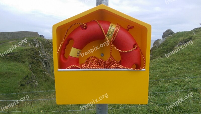 Lifebuoy Salvation Yellow Orange Free Photos