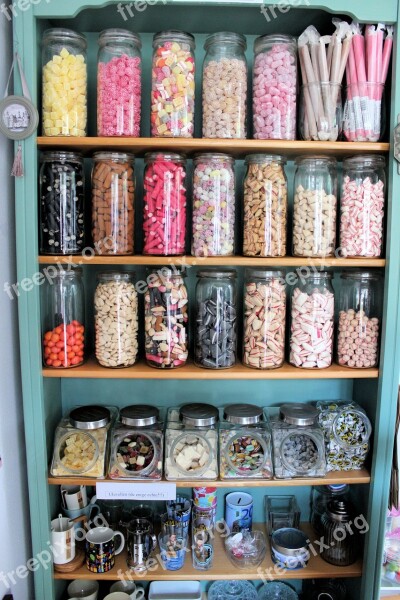 Candy Candy Store Candy Bottles Jars Sweets