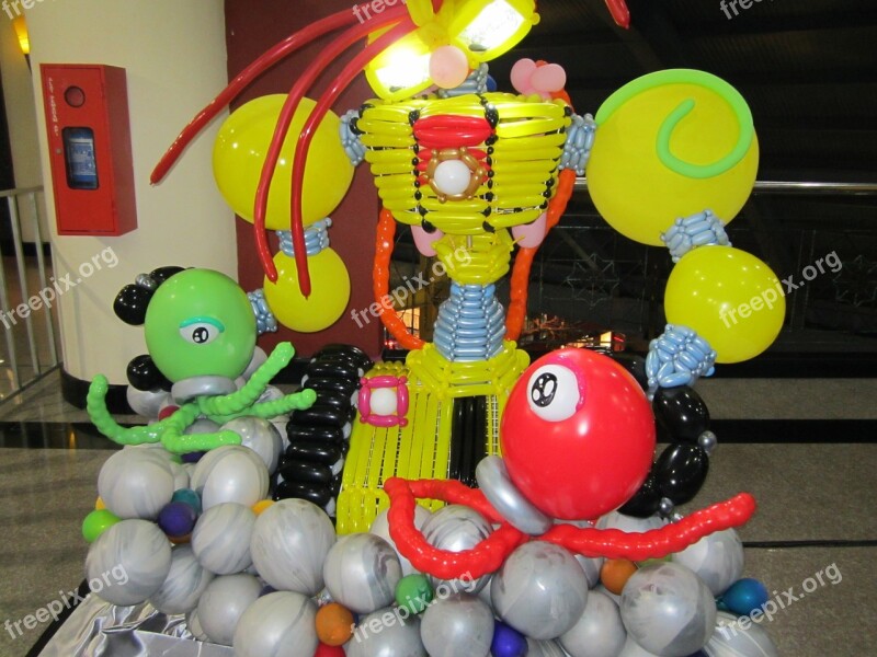 Ballon Art Colorful Party Celebration