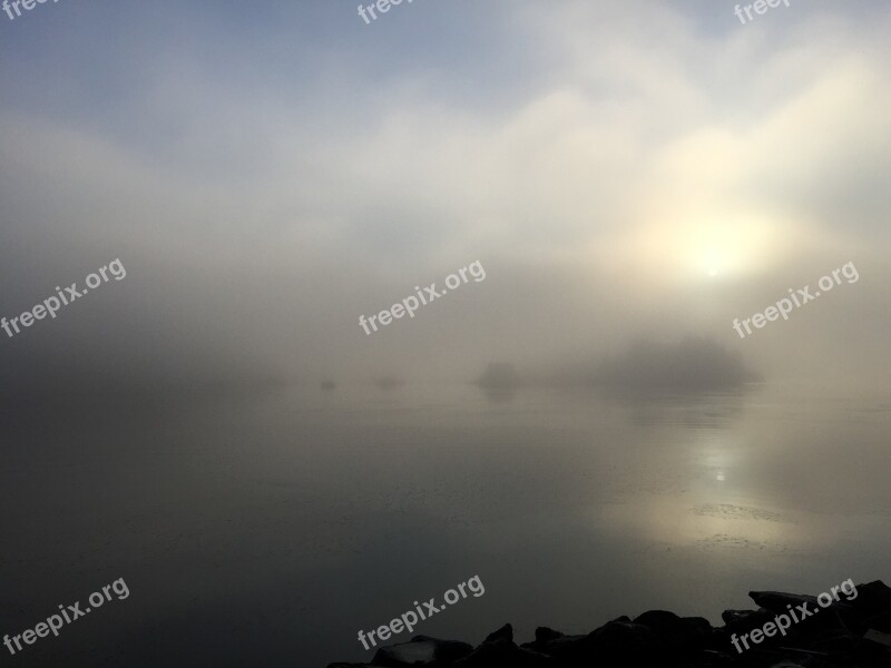 Fog Clouds Color Abstraction Foggy