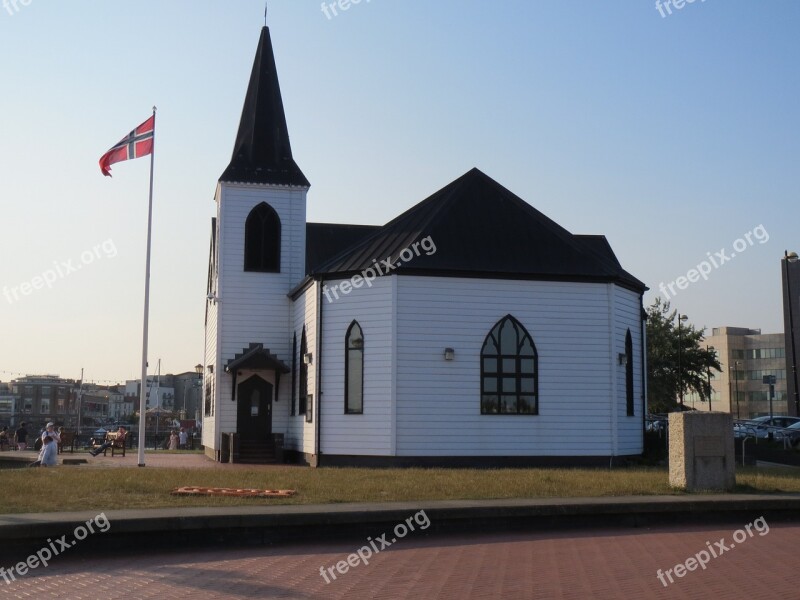 Norwegian Church Cardiff Bay Lutheran Worship White