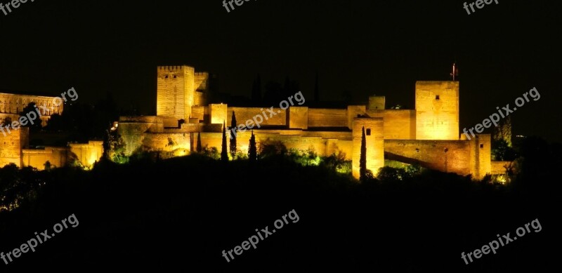 Alhambra Granada Andalusia Spain Palace