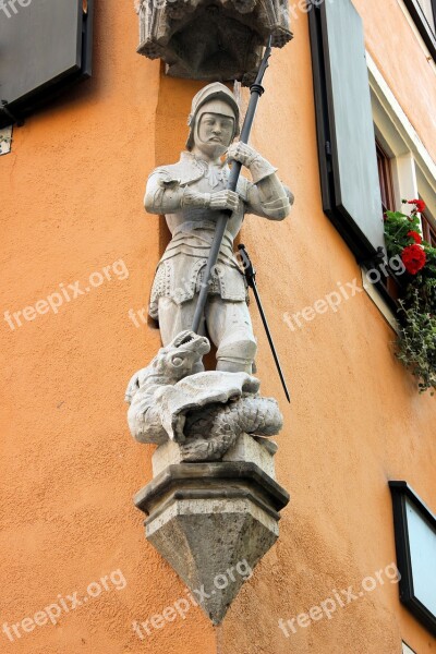 Sculpture Corner Ornament Germany Munich Free Photos