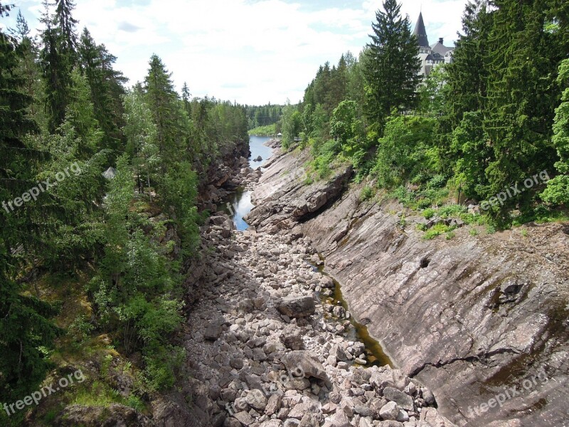 Imatra Rapids Bed Nature Summer