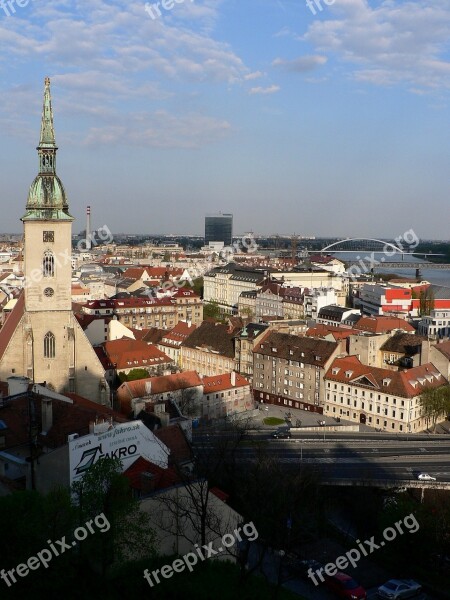 Slovakia Bratislava City River Danube