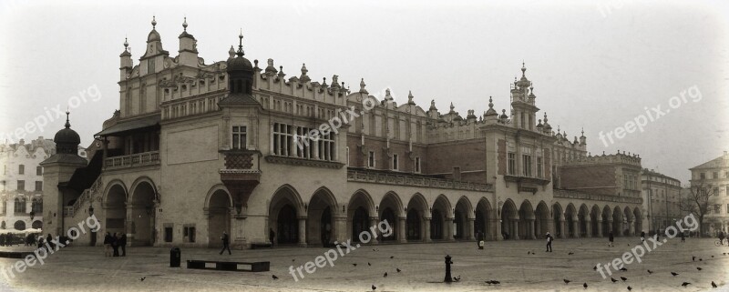 Kraków Poland Cloth Hall Sukiennice The Market Architecture