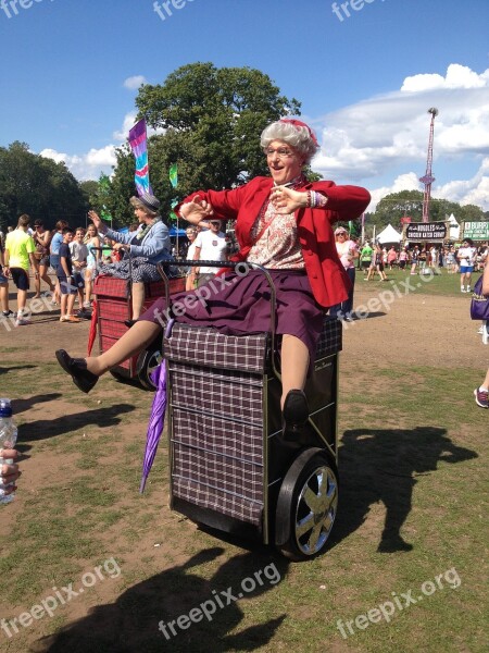 Rewind Festival Old Lady Costume Music Fun