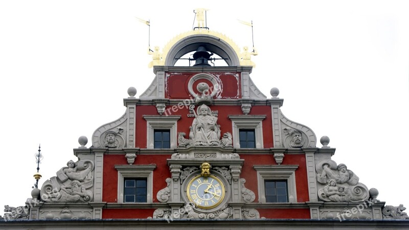 Hausgiebel Roof Gable Old Historically