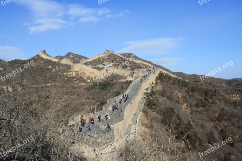 The Great Wall Beijing Attractions China Free Photos