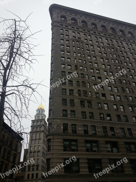 Nyc New York Iron Building Wolkenjratzer Manhattan