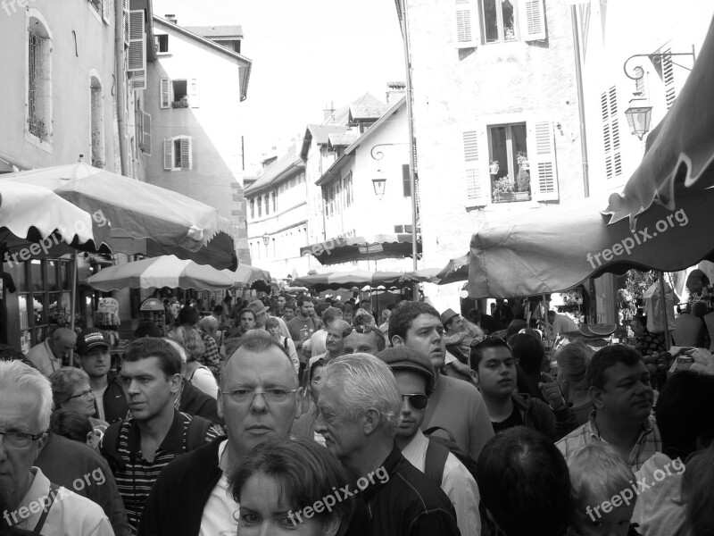 Market Fair People Crazy Downtown