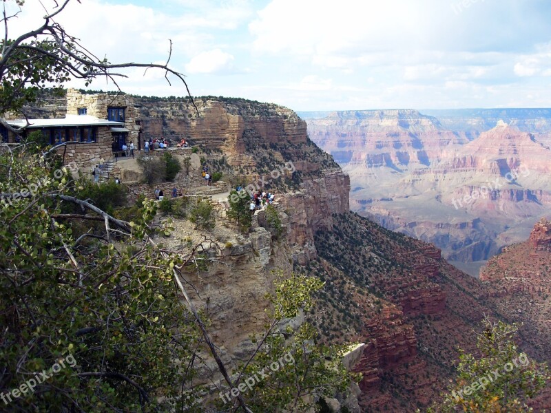 Usa Canyon Colorado Mirador Landscape