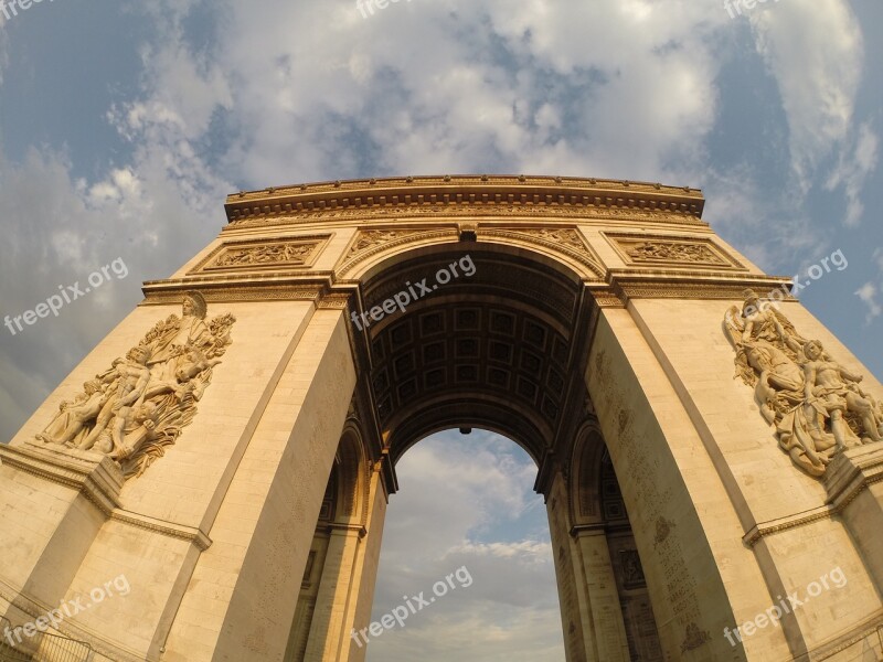 Arc Triumph Paris Free Photos