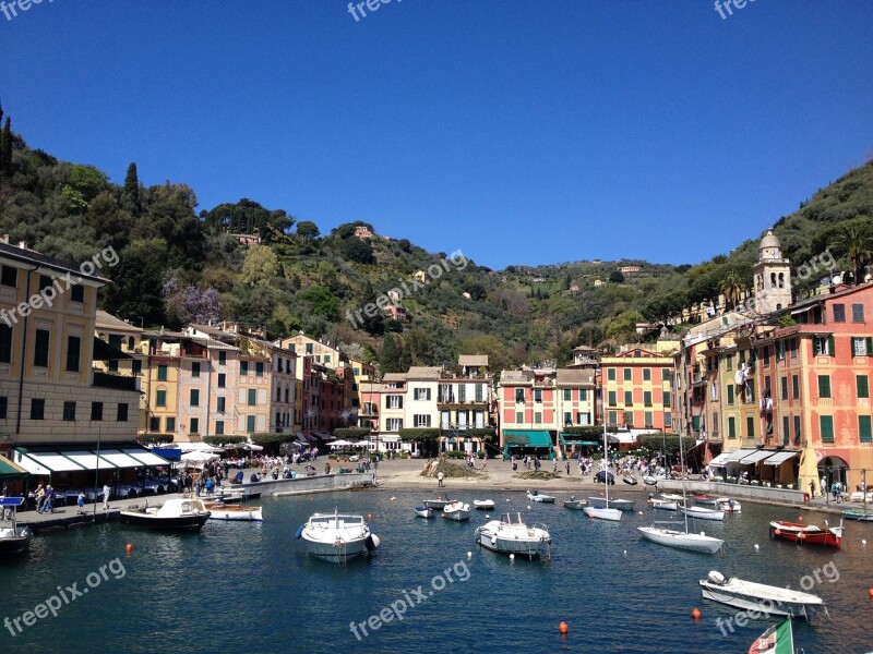 Portofino Italy Liguria Riviera Sea