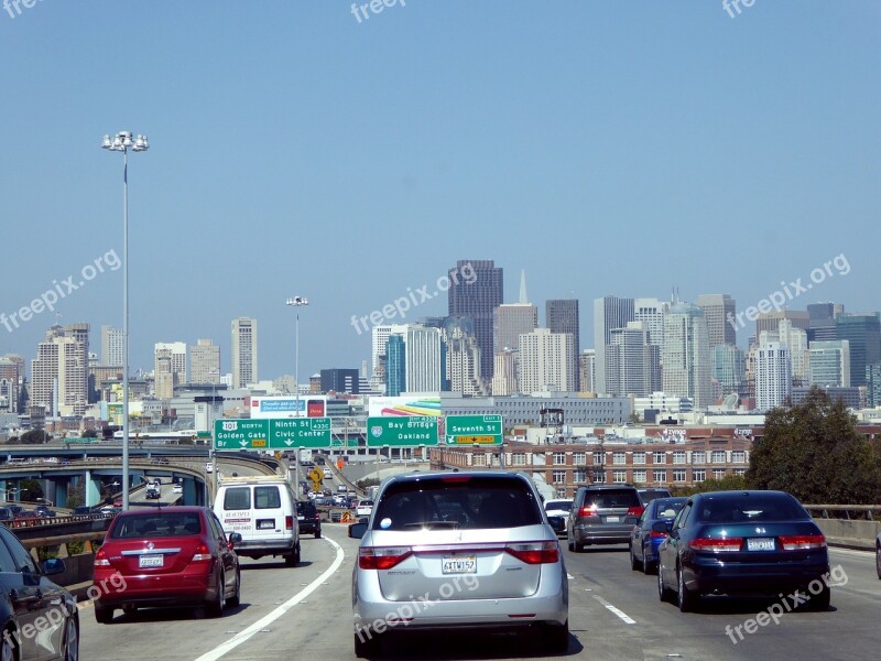 Big City Traffic San Francisco Highway