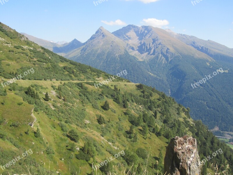 Mountains Dolomites Italy Rock Hiking