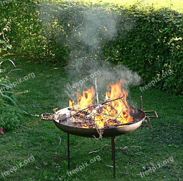 Autumn Garden Fire Bowl Fire Hot