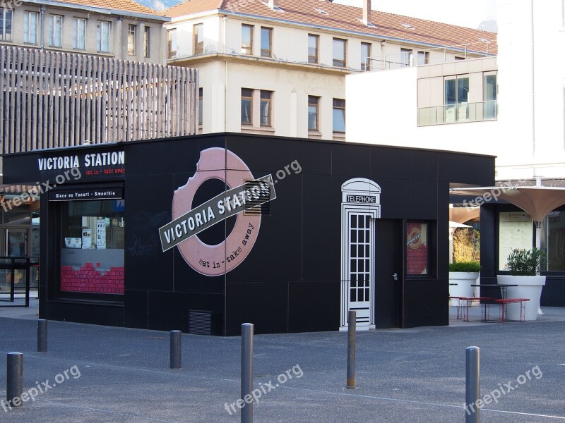 Coffee Shop Grenoble City France