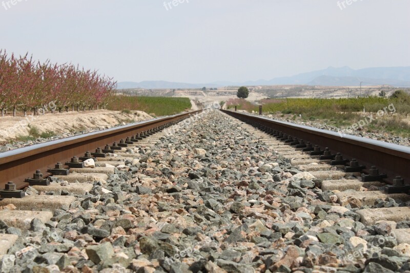 Train Iron Railway Endless Horizon