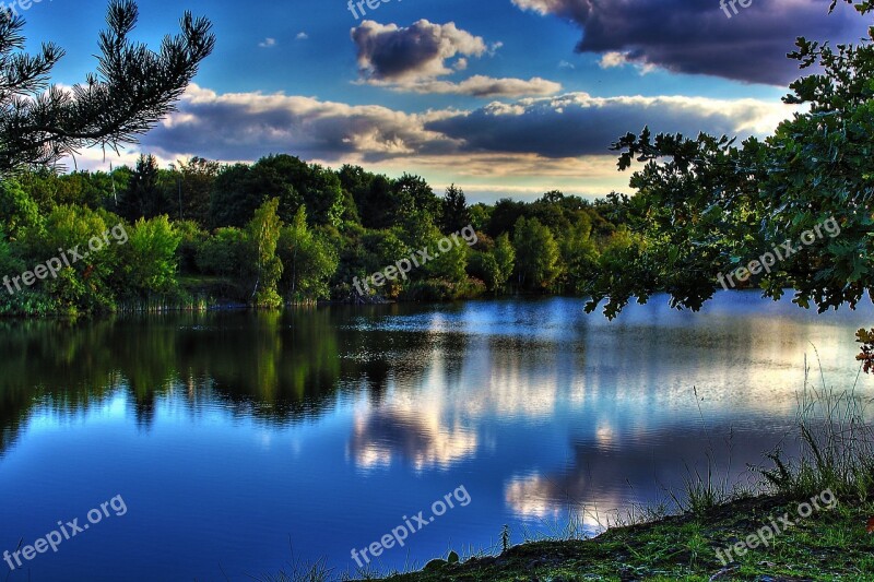 Hdr Nature Landscape Sky Clouds