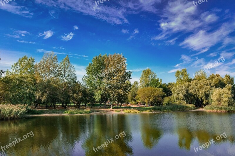 View Sky Clouds Landscapes Nature