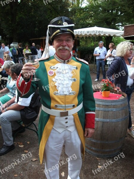 Wine Festival Mainz Guardsman Costume Celebrations