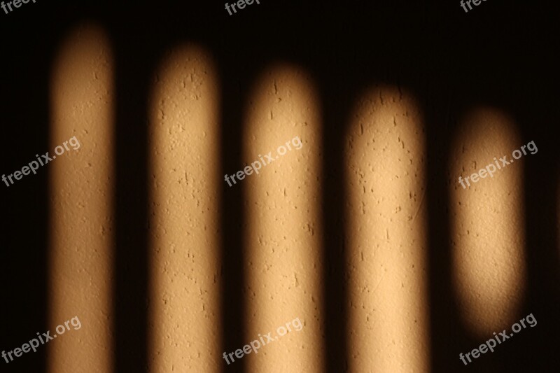 Light Shadows Walls Bright Pattern