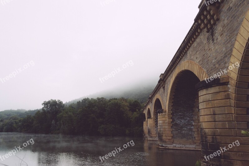 Bridge Historic Arches River Crossing