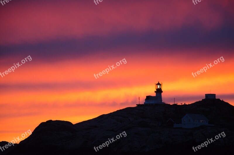 Lighthouse Coast Light Landscape Sky