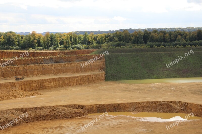 Limestone Quarry Luxembourg Mineral Cement