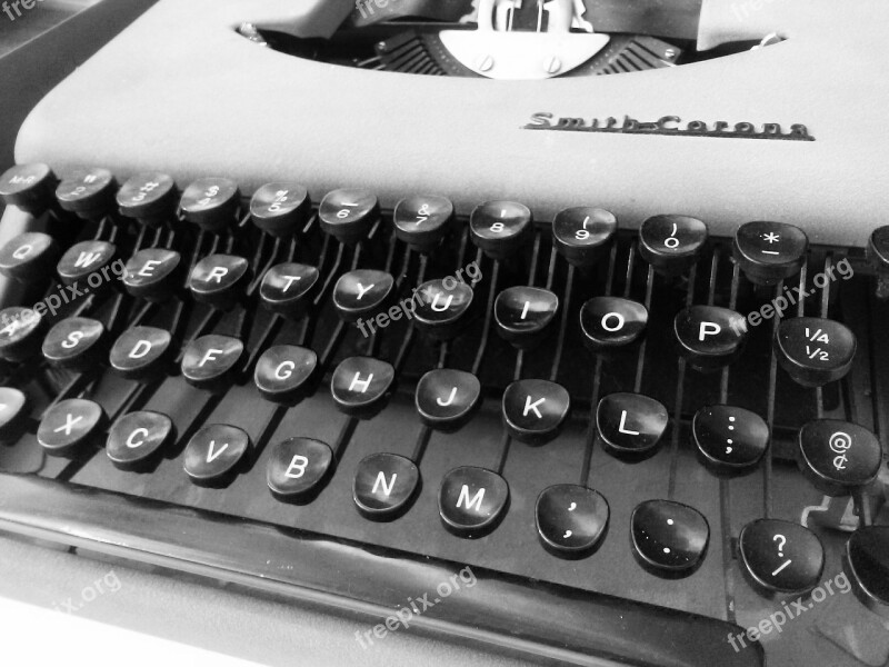 Typewriter Vintage Type Antique Retro