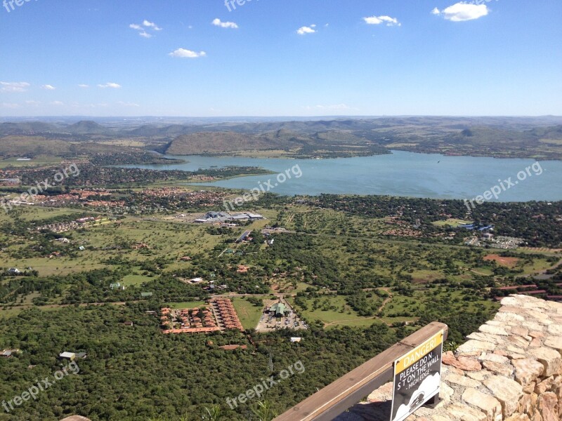 South Africa Valley Dam Landscape View