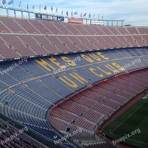 Camp Nou Stadium More Than A Club Fc Barcelona The League