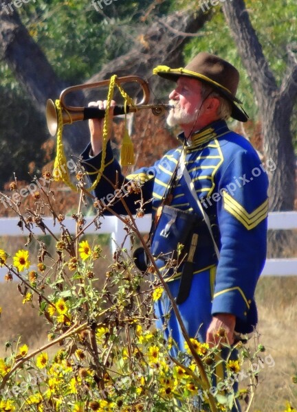 Union Bugler Civil History Uniform