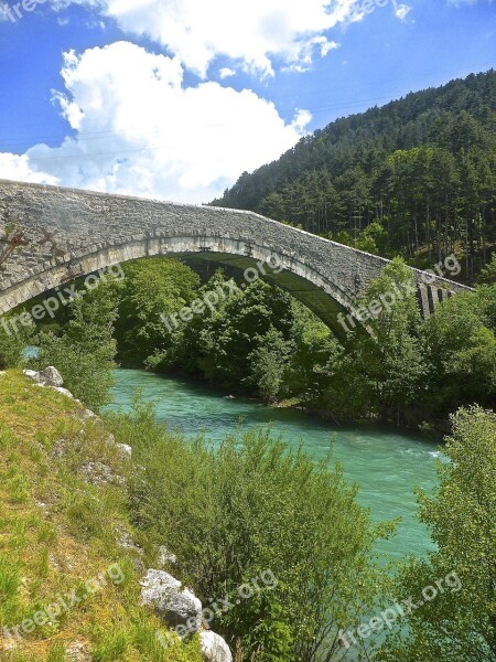 Bridge Stone Arch Crossing Corsica