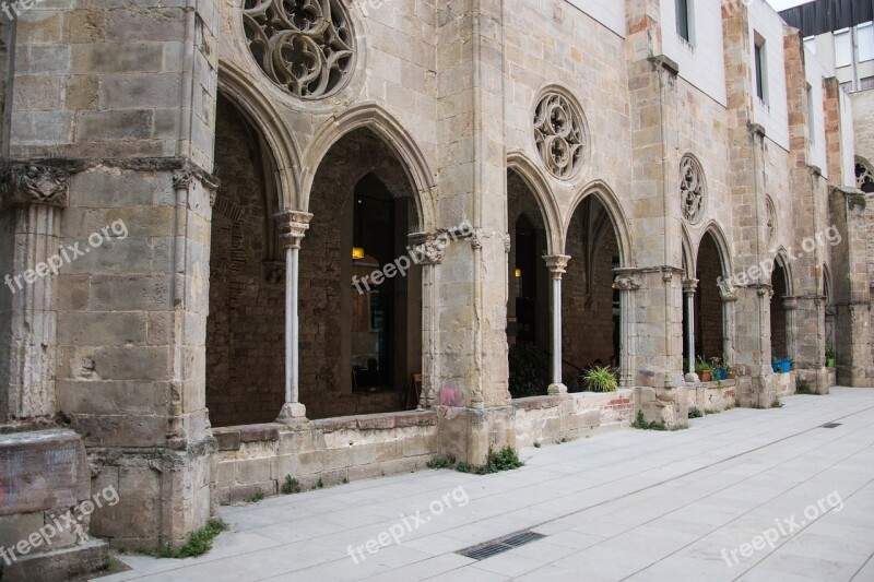 Monastery Arches Arch Architecture Spain