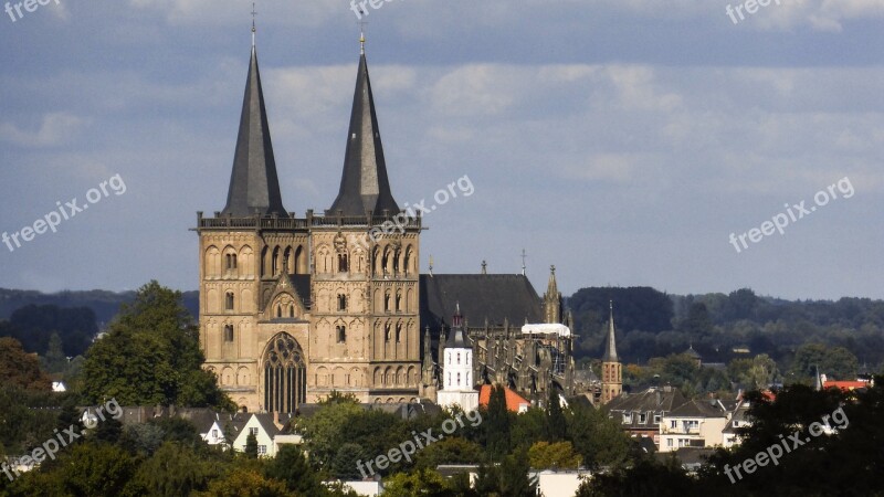 Xanten Niederrhein Dom Gothic Cloister