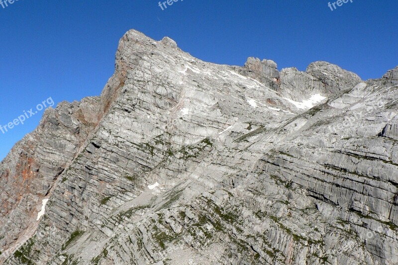 Steinernes Meer Rock Texture Mountain Top