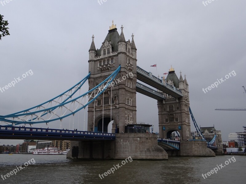 London Tower Bridge Bridges England United Kingdom