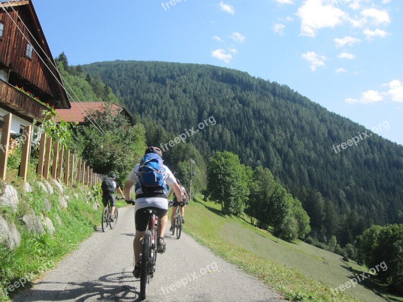 Mountains Italy Cyclists Transalp Exit