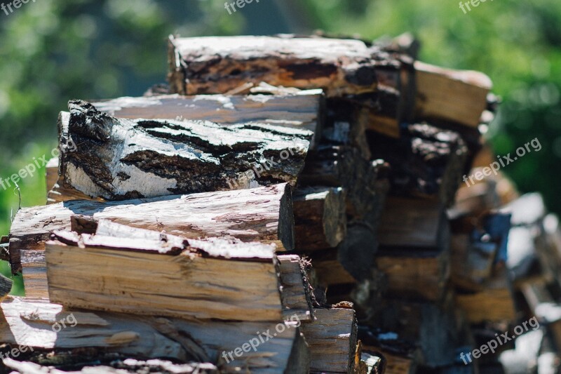 Wood Fire Firewood Nature Log