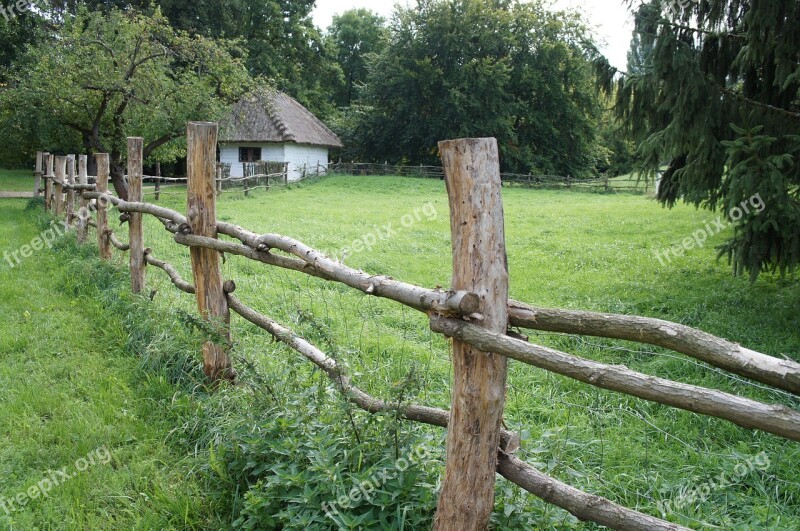 Village The Countryside Outdoors Grass Wooden Fence