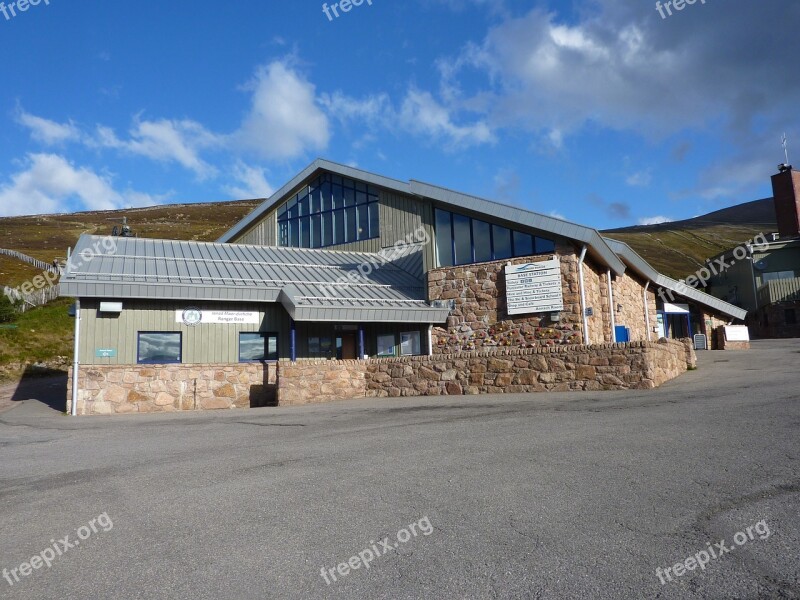 Base Station Cairngorm Mountain Scotland Ski Resort Highlands