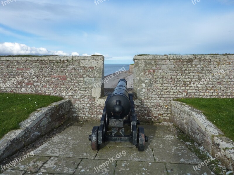 Cannon Gun Fort Weapon Old